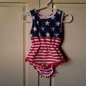 Patriotic Baby Onesie 4th of July Outfit